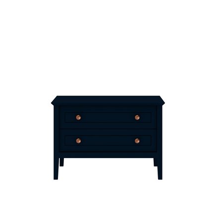 MANHATTAN COMFORT Crown Bachelor Dresser in Tatiana Midnight Blue 205GMC4